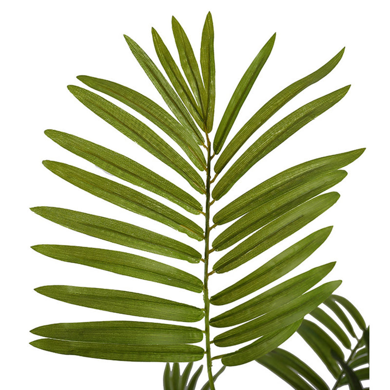 Artificial Areca Palm Tree 2X 180cm Green Lifelike With Black Pot Indoor