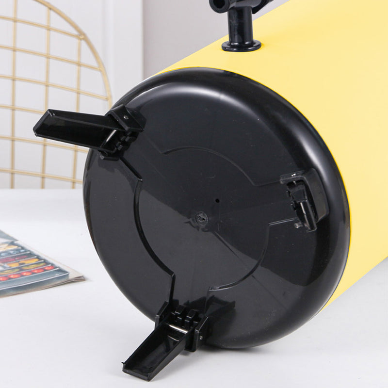 4X 12L Stainless Steel Insulated Milk Tea Beverage Dispenser With Faucet Yellow