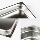 12X Gastronorm GN Pan Full Size 20cm Deep Stainless Steel Tray Commercial
