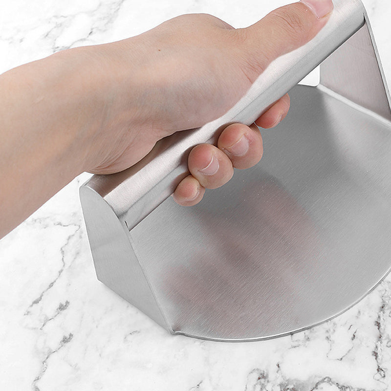 Stainless Steel Burger Press Nonstick Adjustable Patty Maker Ergonomic Handle