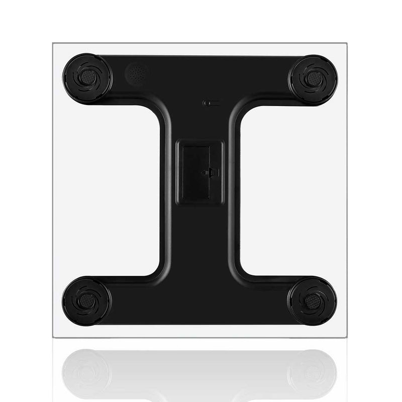 Wireless Digital Body Fat Bathroom Scale LCD Display 180kg Black