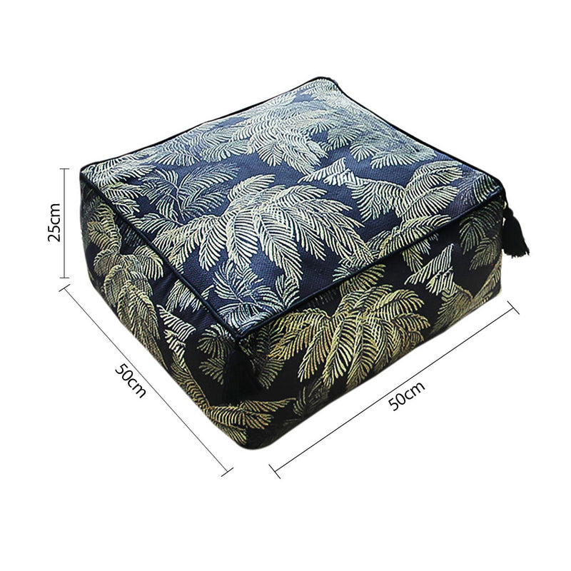 Pouf Cushion Polyester Fiber 50cm EPP Particle Insert Multicolor Plush