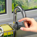 2X Silver Aluminum Kitchen Sink Organizer Soap Sponge Caddy Rack Storage Drainer