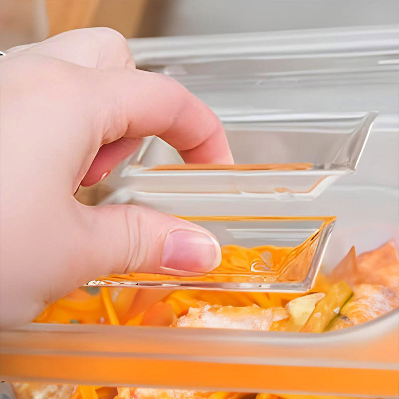 Polycarbonate Gastronorm 1/3 GN Lid Food Tray Cover Transparent Set of 6