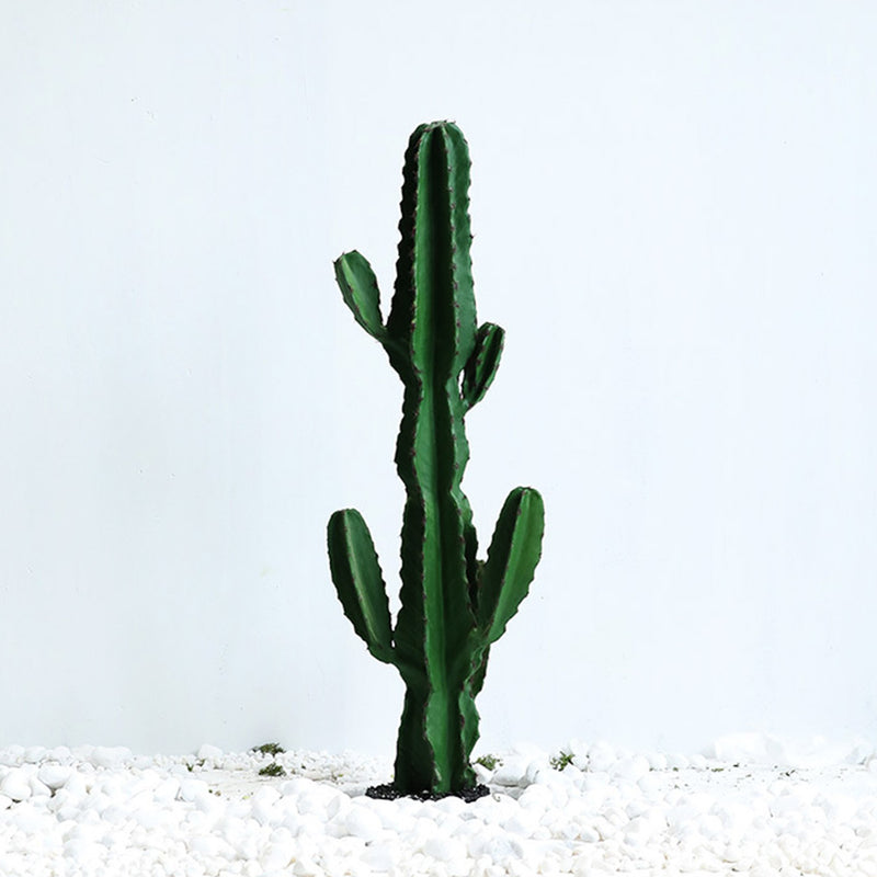 2X 105cm Polyurethane Potted Artificial Cactus 6 Heads Green Realistic