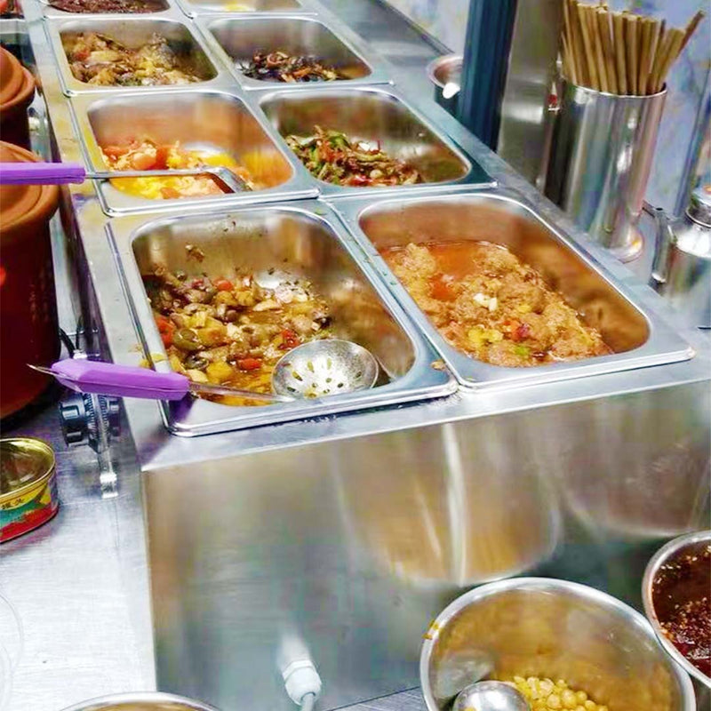 Stainless Steel 4 X GN Pan Electric Bain Marie Food Warmer Large Capacity