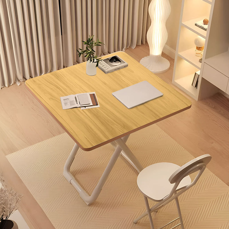2X 80x80x72cm Wood Square Table White Legs Modern Durable Easy Clean