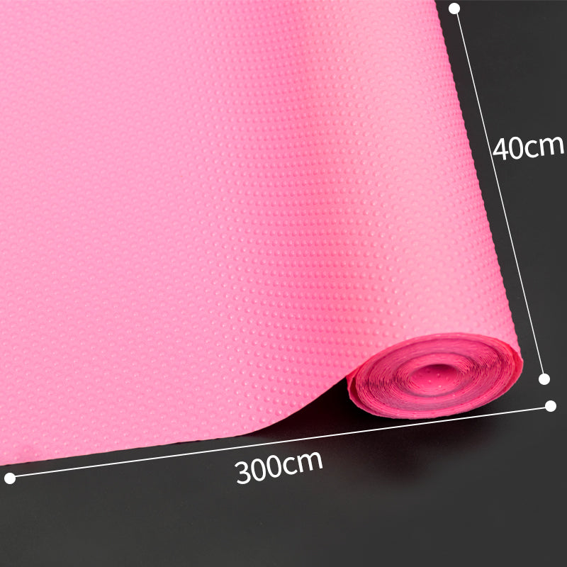 Pink EVA Kitchen Drawer Cabinet Liner 40x300cm Non Slip Moisture Oil Proof