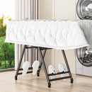 1.4m Portable Aluminum Clothes Drying Rack Foldable Space-Saving Laundry Holder