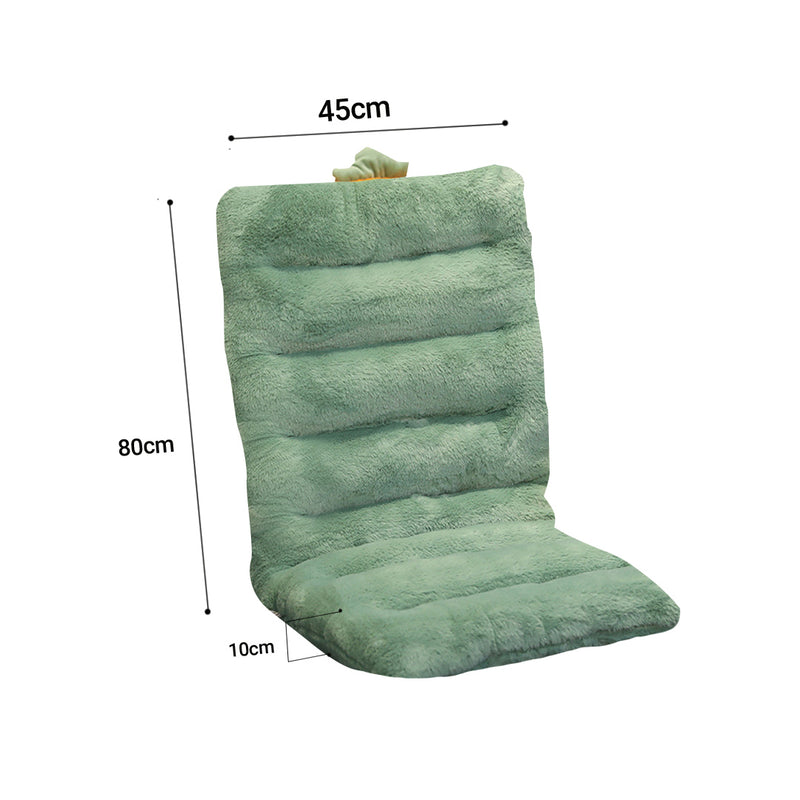 2X Green Dino Office Cushion PP Cotton Lumbar Back Waist Support Decor 80cm