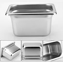 12X Gastronorm GN Pan Full Size 20cm Deep Stainless Steel Tray Commercial