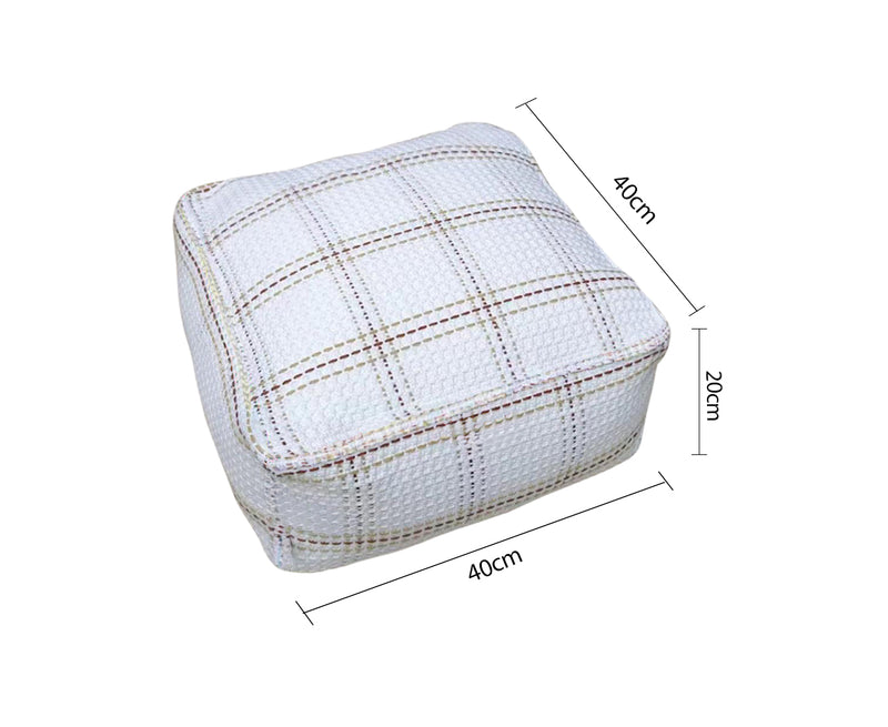 50cm Pouf Soft Polyester Cotton Epp Particle Insert Multicolor