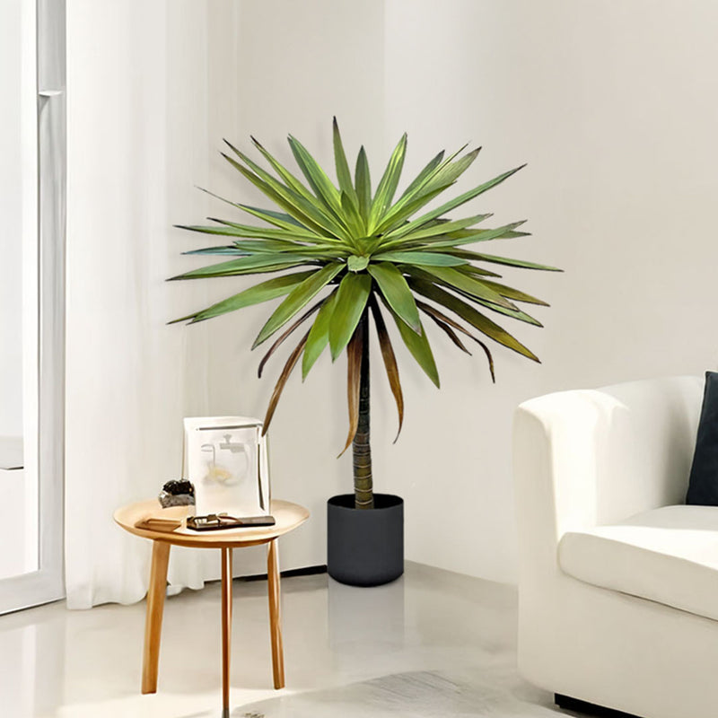 90cm Yucca Artificial Tree Realistic Polyurethane Green 1 Branch