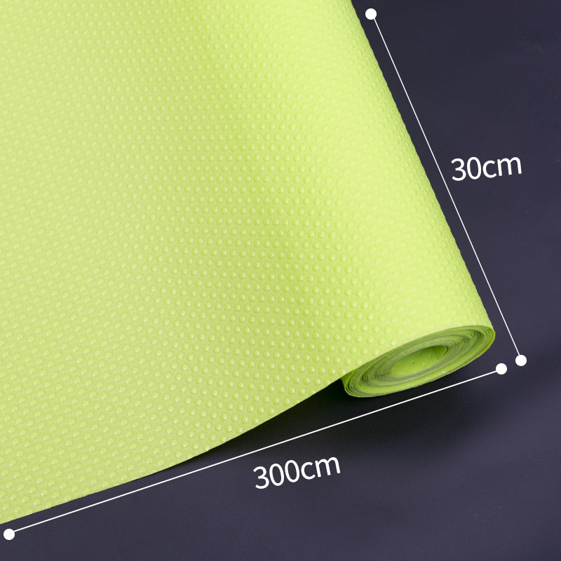 Green Cabinet Drawer Liner 30x300cm Non Slip Waterproof Anti Mildew EVA Mat