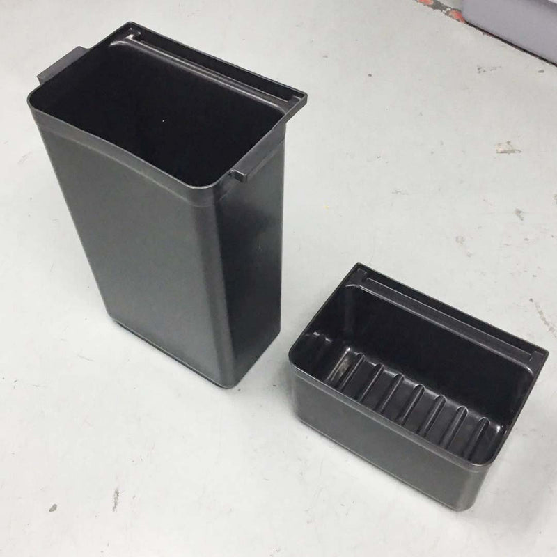 Large Pvc Waste Bin 330mm X 230mm X 560mm Food Cart Storage 1X