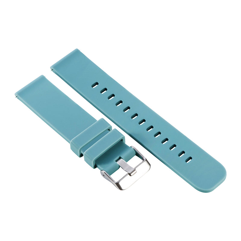 Compatible Model P8 Soft Silicone Sport Watch Band Blue Waterproof Sweat Proof
