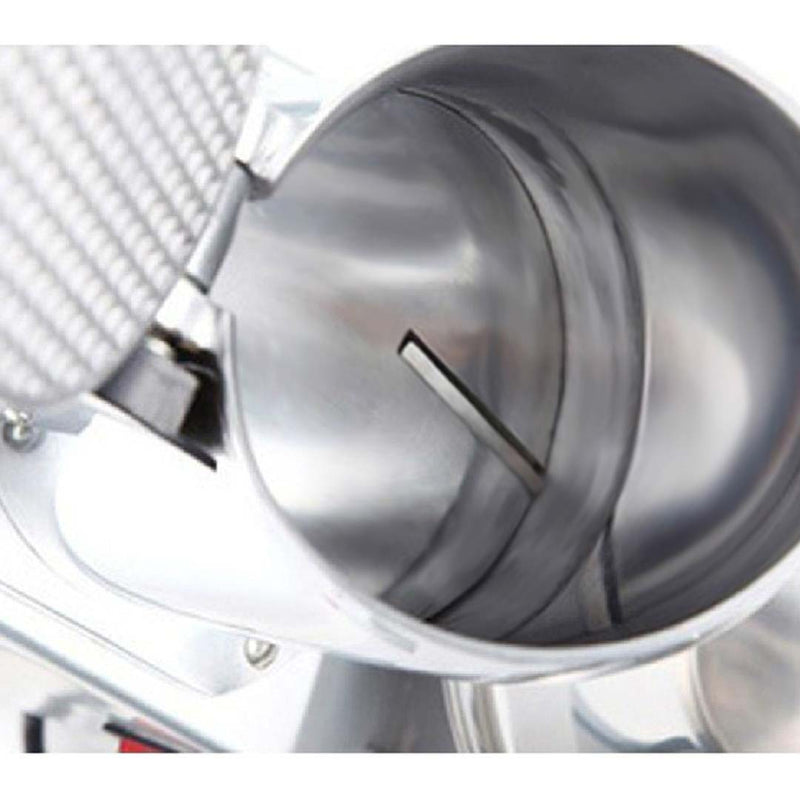 2X Commercial Electric Ice Crusher Stainless Steel 300W 65kg/hr Heavy Duty