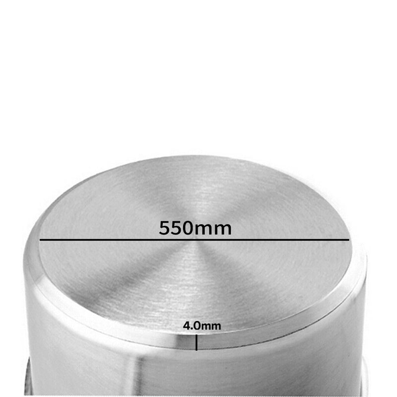 Commercial Stock Pot 143L Stainless Steel 18/10 Heavy Duty Thick Bottom