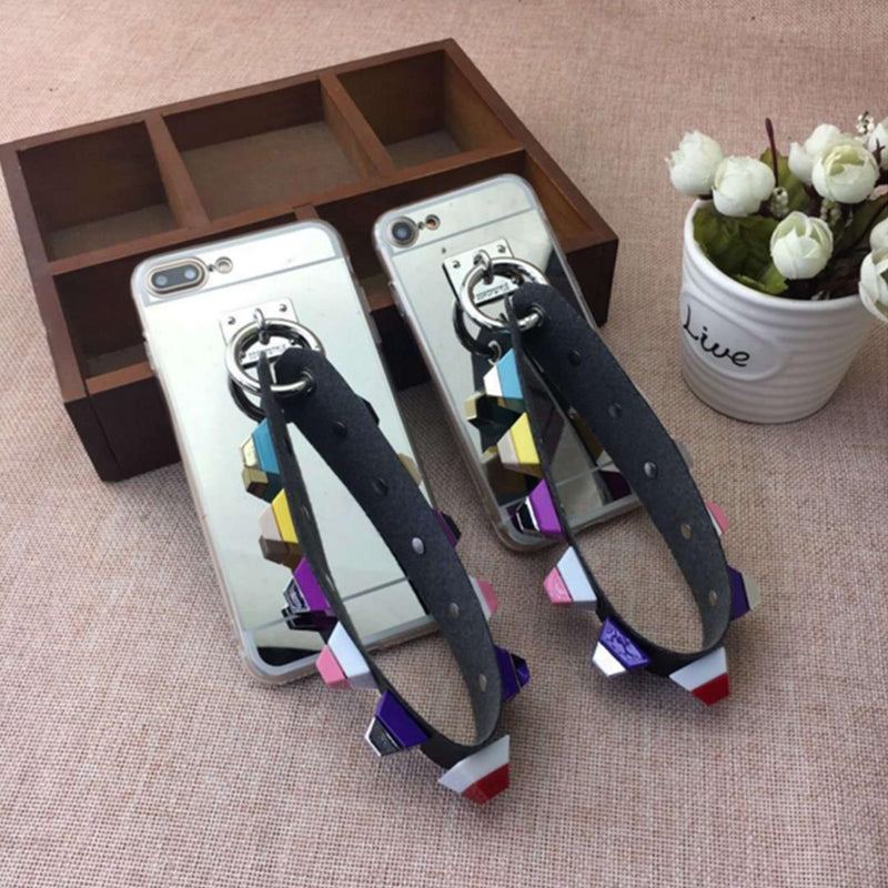 Durable Silver Mirror Shockproof Back Case for iPhone 6s Plus Scratch Resistant