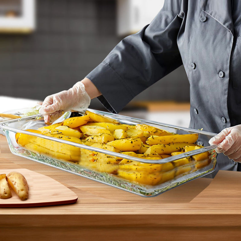 150mm Clear Polycarbonate Gastronorm GN Pan 1/1 53x32.5x15cm Bundle Of 4