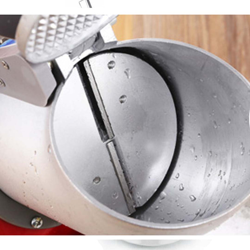 2X Commercial Electric Ice Shaver 300W Stainless Steel Dual Blade 95Kg Per Hour