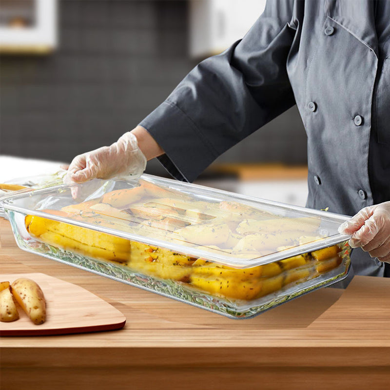 150mm Polycarbonate Transparent Gastronorm Pan 1/1 53x32.5x15cm With Lid