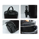 12L Stainless Steel Beverage Dispenser Insulated Hot Cold Drink Container Black