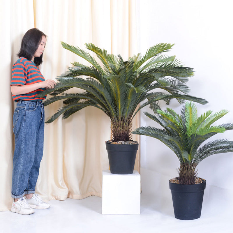 2X 155cm Artificial Sago Palm Cycas Revoluta Potted Plant Indoor Realistic Green