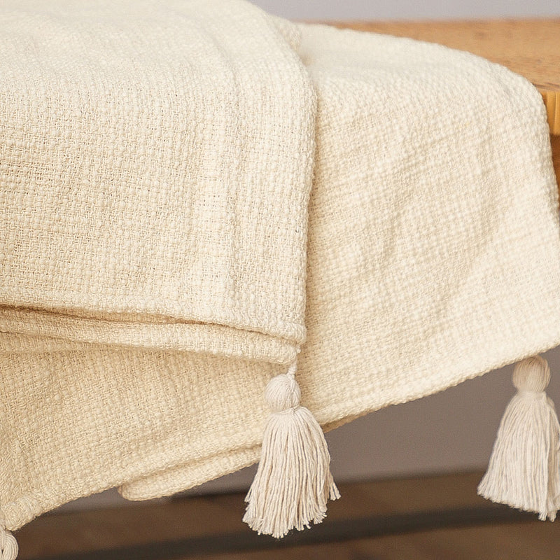 Vintage Bed Scarf Runner Set of 3 Polyester 70x210cm With 45x45cm Cushions Beige