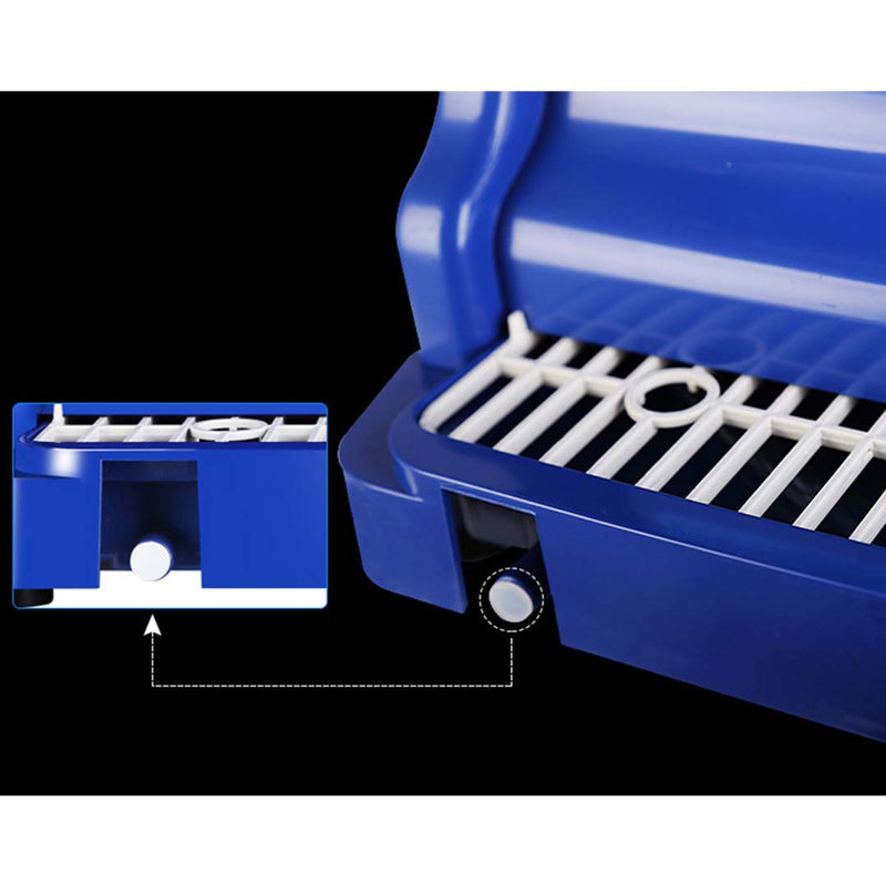 2X Commercial Electric Stainless Steel Ice Shaver 120KG/h 250W 80 Pieces Hopper