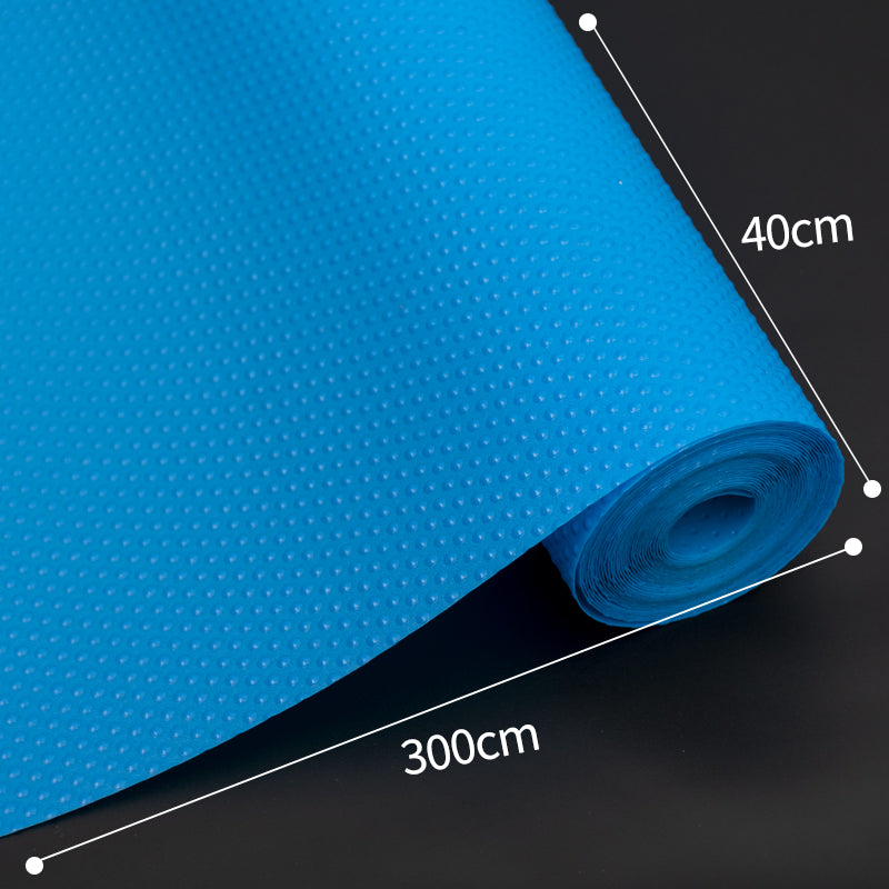 2X Cabinet Liner Eva 40x300cm Non Slip Waterproof Oil Proof Blue