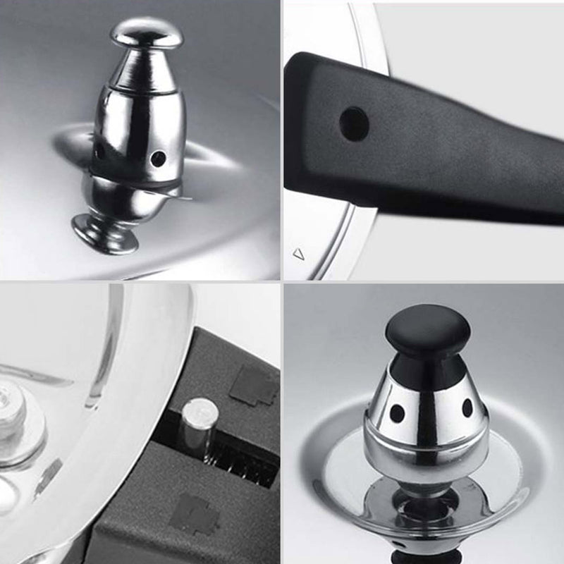 2X Stainless Steel Pressure Cooker Lid 4L Replacement Spare Parts