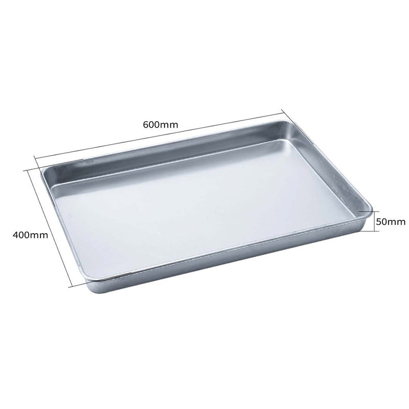 16 Tier Stainless Steel Trolley with Aluminum Baking Tray for Kitchen Storage