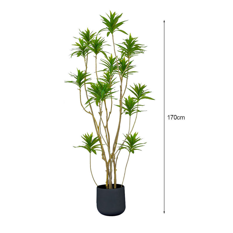 170cm Lily Bamboo Artificial Tree 17 Branches Realistic Polyurethane Green
