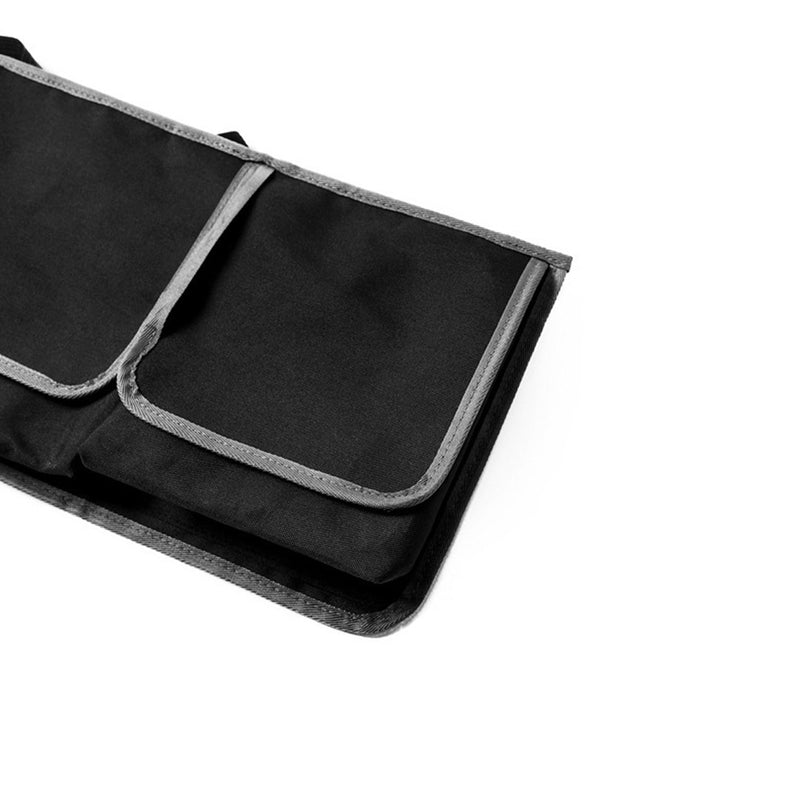 Car Trunk Organizer Oxford Cloth 90x25x12cm Foldable Water Resistant Black