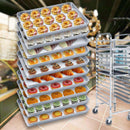 10X Aluminum Baking Pan 60*40*5cm Corrosion Resistant for Commercial Use