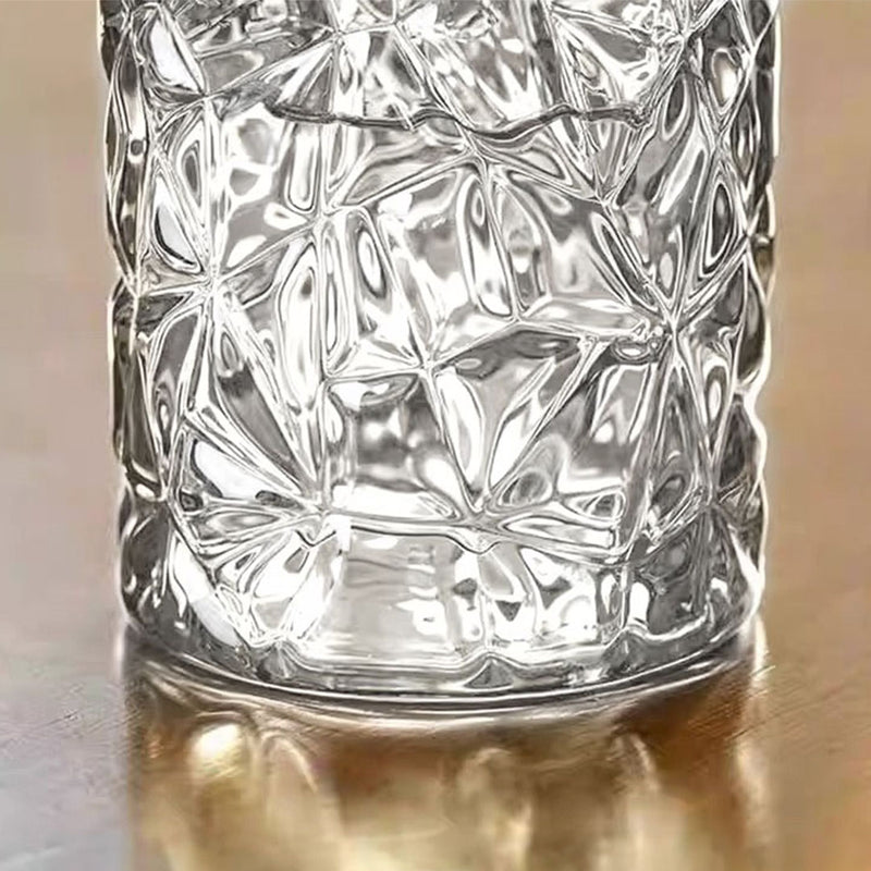 Clear Glass Vase 12x30cm Tall Wide Opening Thick Sleek Minimalist Design