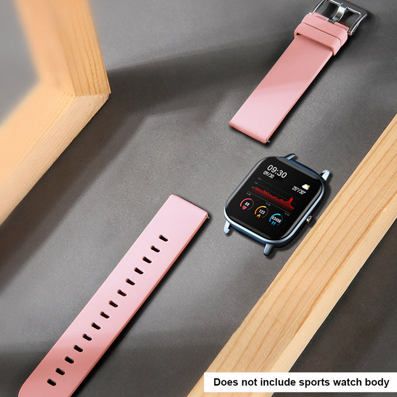Smart Sport Watch Silicone Waterproof Replacement Strap Compatible Model P8 Pink