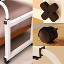 Wood Cross Bed Movable Desk Adjustable Height Length Table With Wheels