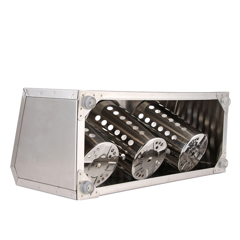 Cutlery Holder 18/10 Stainless Steel Commercial 3 Holes 385X150X180mm