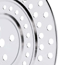 2X 34cm Stainless Steel Steamer Insert Rack Stock Pot Tray Durable Easy Clean