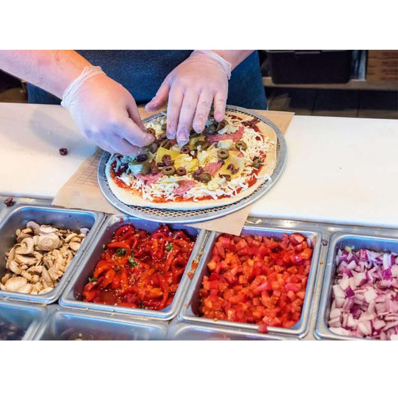 12 Inch Round Aluminium Pizza Screen Seamless Nonstick Commercial Grade