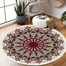 120cm Mandala Tassel Print Polyester Doormat Anti-Slip Rug Home Decor