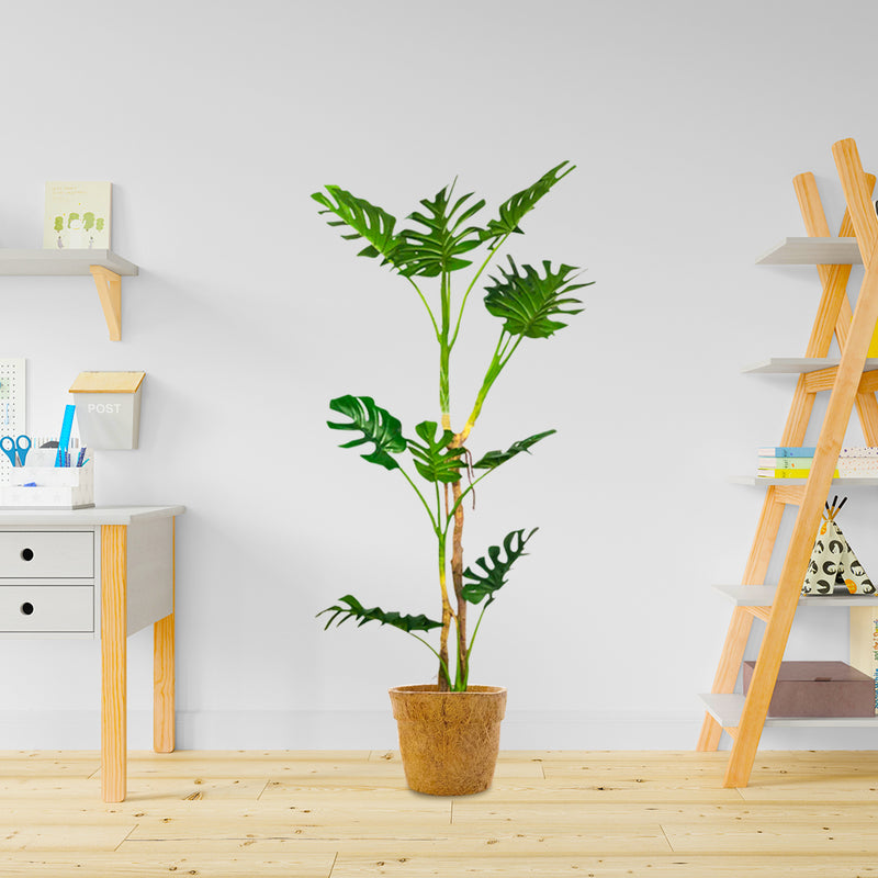 Tropical Monstera Palm Artificial Plant 175cm Real Touch UV Protection Green