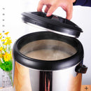 12L Insulated Stainless Steel Coffee Tea Barrel Dispenser Hot Cold Container