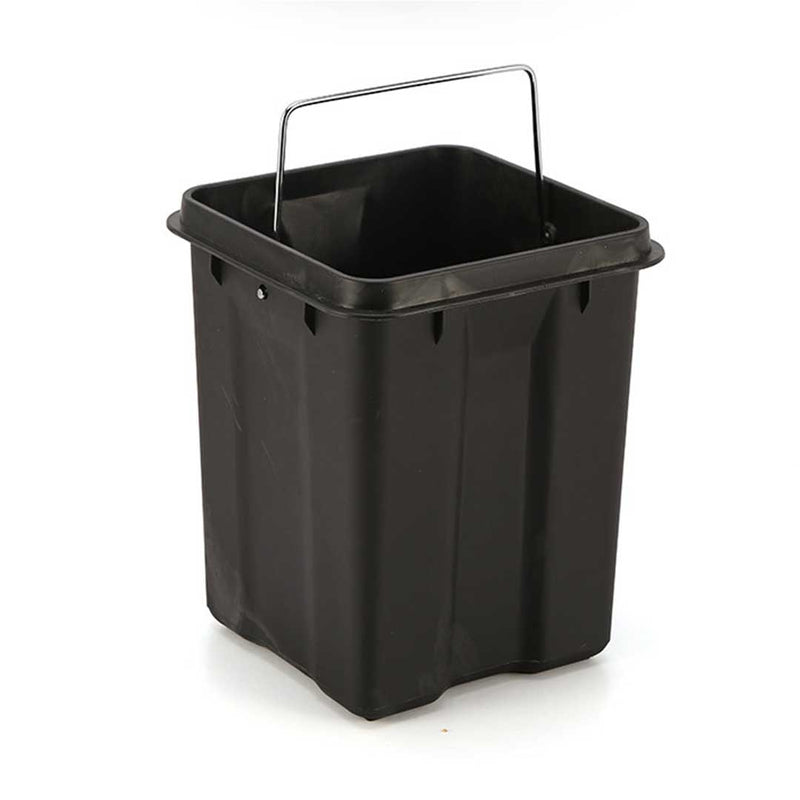 2X 12L Stainless Steel Foot Pedal Trash Bin Square Green Hands Free Recycling