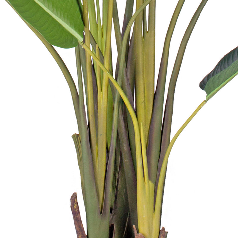 4X 245cm Artificial Giant Birds Of Paradise Tree Polyester Leaves Green Pot