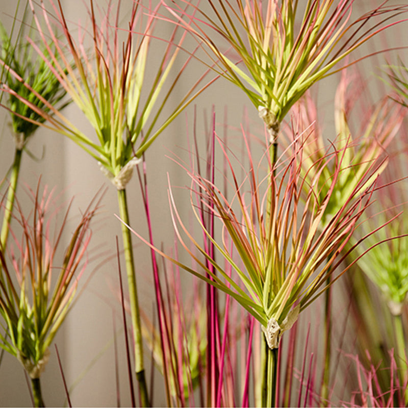 150cm Purple Red Artificial Potted Papyrus Plant Realistic Indoor Outdoor Decor