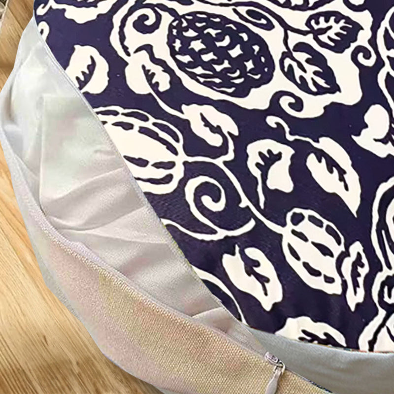 45x45x18cm Polyester Cotton Pouffed Cushion Epp Particle Insert Multicolor