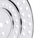 2X Stainless Steel Steamer Insert Stock Pot Rack 28cm Durable Easy Clean